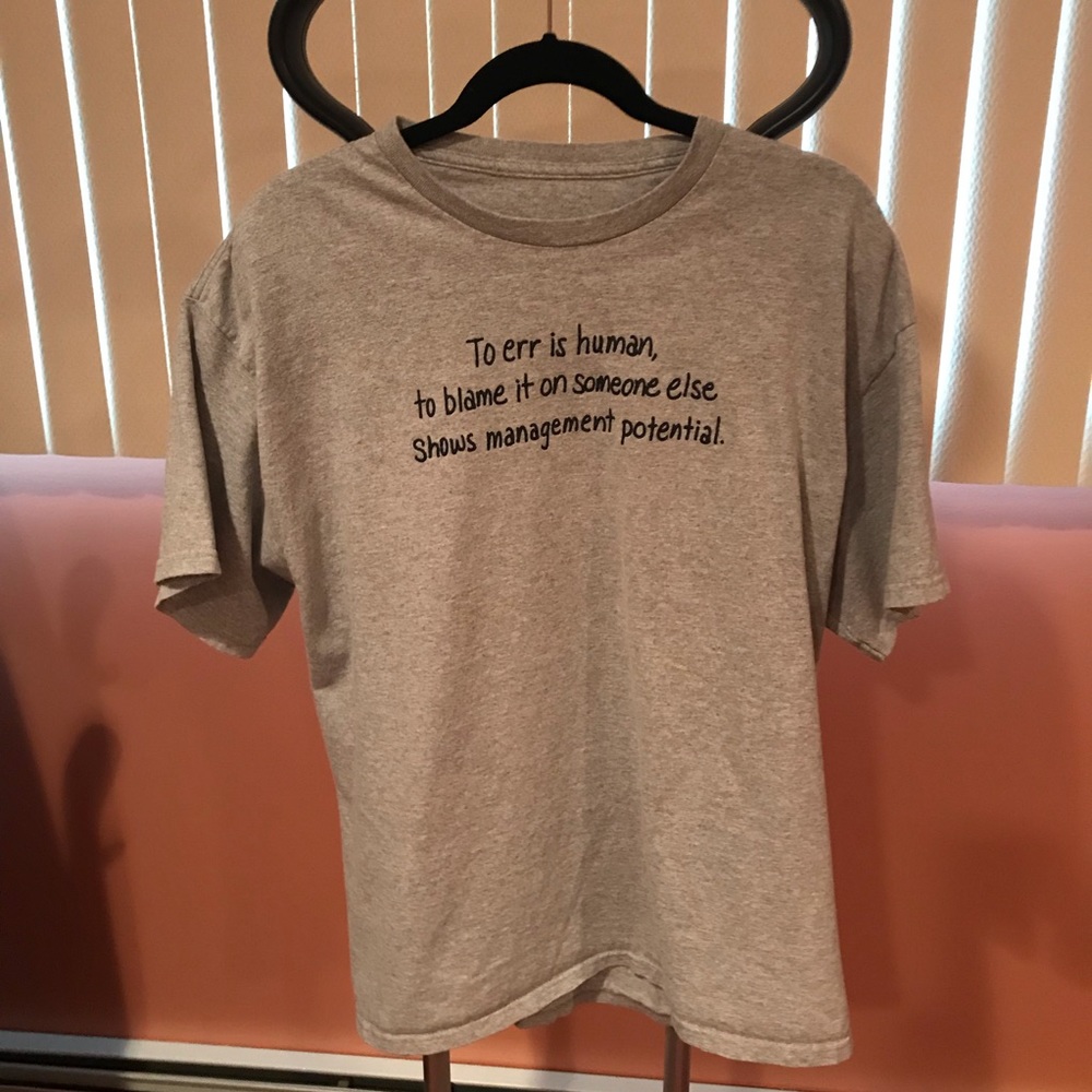 Grey tee shirt